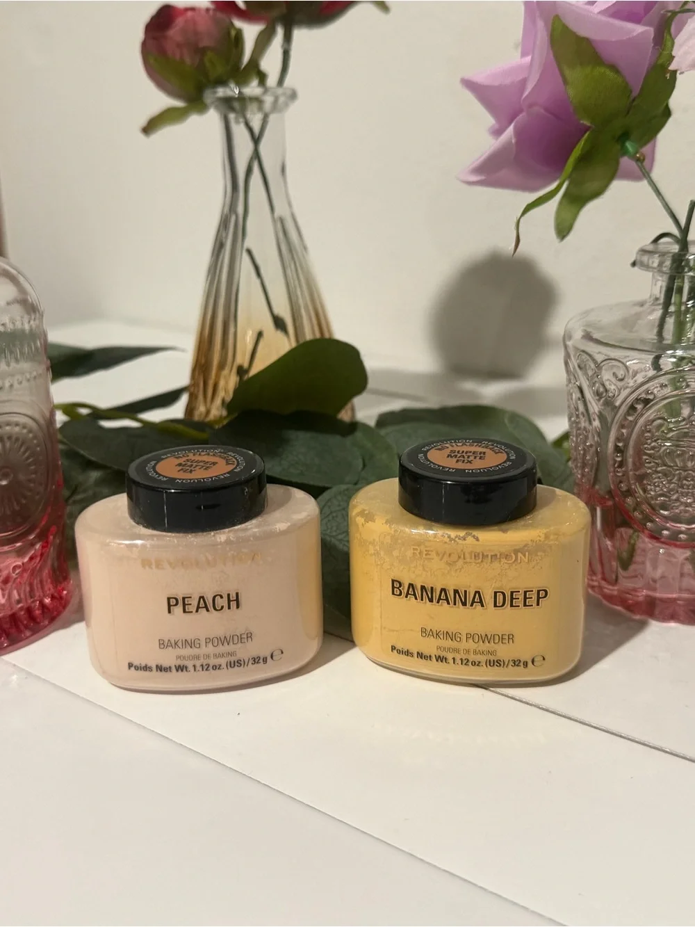 Revolution Baking Powders Duo in Peach and Banana Deep